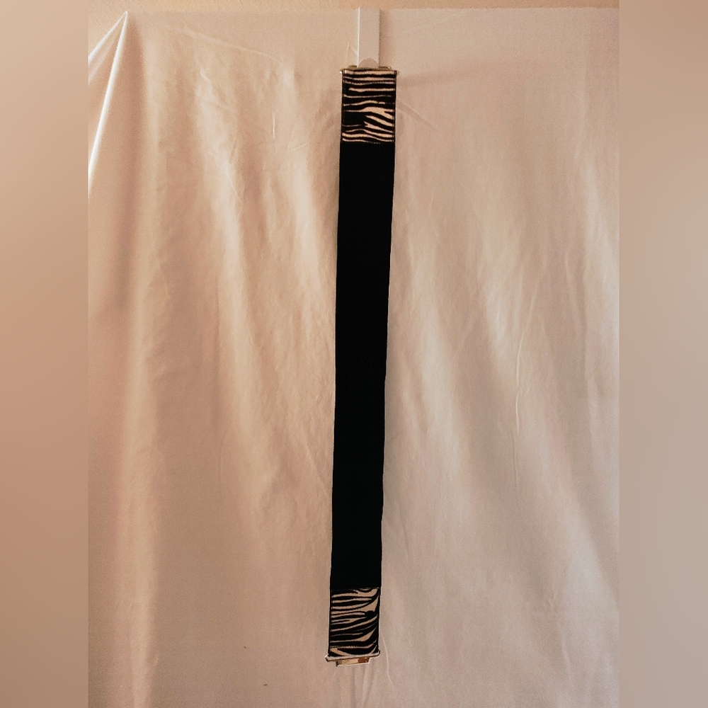 Elegant Black Elastic Belt